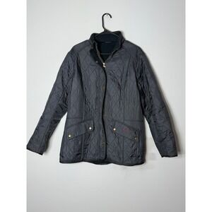 Barbour Quilted Utility Jacket - Dark Gray
